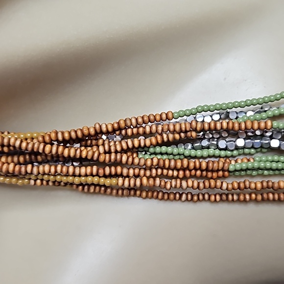 LIA SOPHIA LAKEVIEW RETIRED NECKLACE MULTI-STRAND - Picture 7 of 8